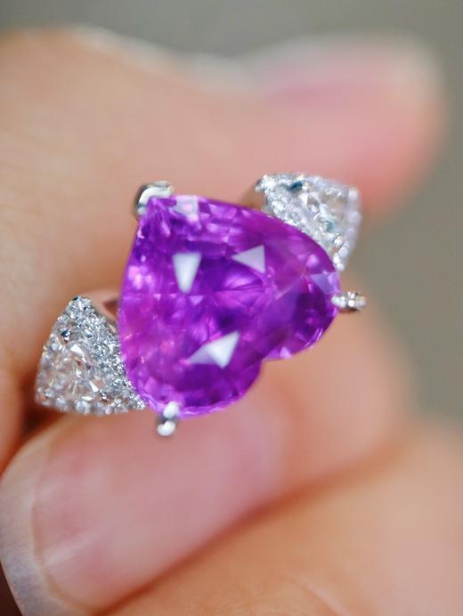 3.02ct 蓝宝石戒指 商品图4