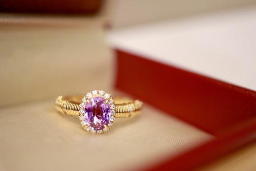 1.08ct 蓝宝石戒指 商品图3