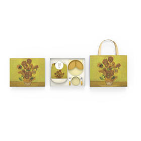 Qlittle宝宝餐具礼盒婴儿辅食套装餐盘饭兜叉勺辅食碗1-3岁送礼