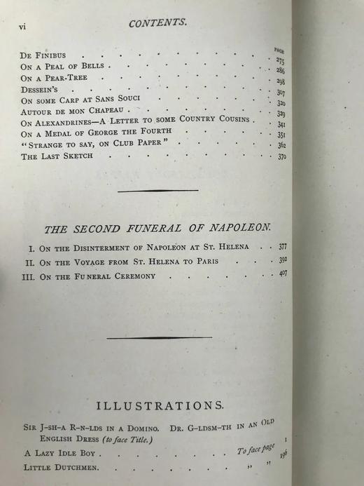 工坊特装本！1869年 萨克雷《委婉集/拿破仑的第二次葬礼》 作者亲绘多幅插图 真皮精装大32开 商品图6