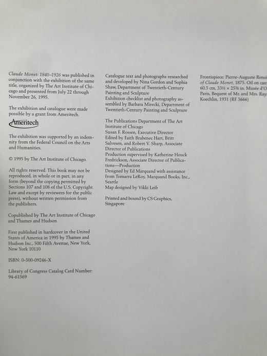 莫奈画集 278幅插图（226幅彩色） 精装大16开 商品图4