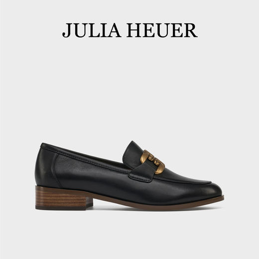 Julia Heuer 羊皮粗跟乐福鞋 商品图10