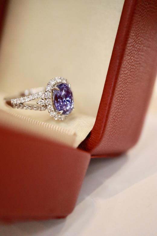2.13ct 蓝宝石戒指 商品图2