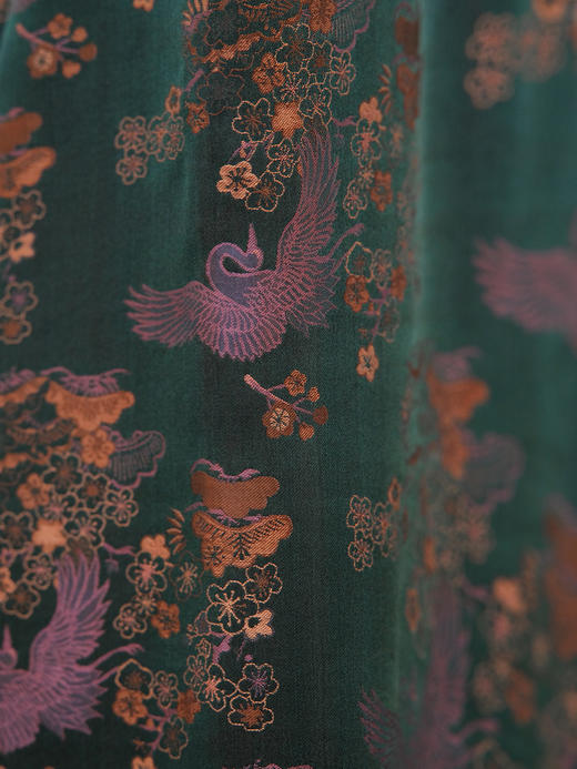 盛唐婧 |国风织锦梅花仙鹤纹马甲 商品图4