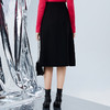 EITIE爱特爱秋季新款黑色A字伞裙7506204 商品缩略图4