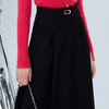 EITIE爱特爱秋季新款黑色A字伞裙7506204 商品缩略图2