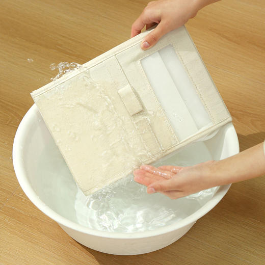 【3种规格可选】娜家精品舒雅棉麻网纱抽屉盒 商品图3