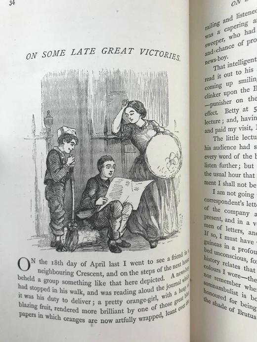 工坊特装本！1869年 萨克雷《委婉集/拿破仑的第二次葬礼》 作者亲绘多幅插图 真皮精装大32开 商品图13