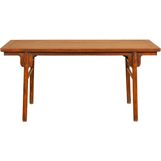 清 红木夹头榫刀牙板画案 商品图5