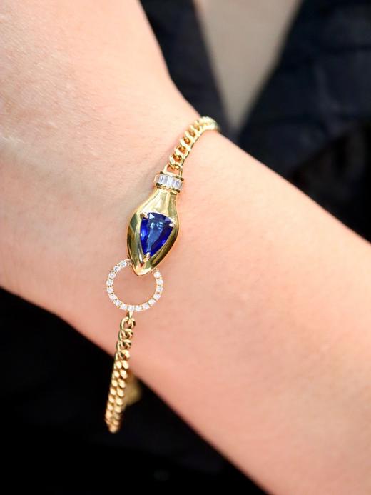 1.01ct 蓝宝石手链 商品图7