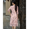【山茶花连衣裙】2026春季慵懒松弛温柔风修身碎花裙3541 商品缩略图5