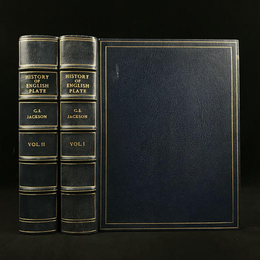 重10公斤巨册特装本！1911年 英国金银器工艺品图史（全2卷） 1500余幅文内插图 76幅整页版画插图 真皮精装8开 商品图0