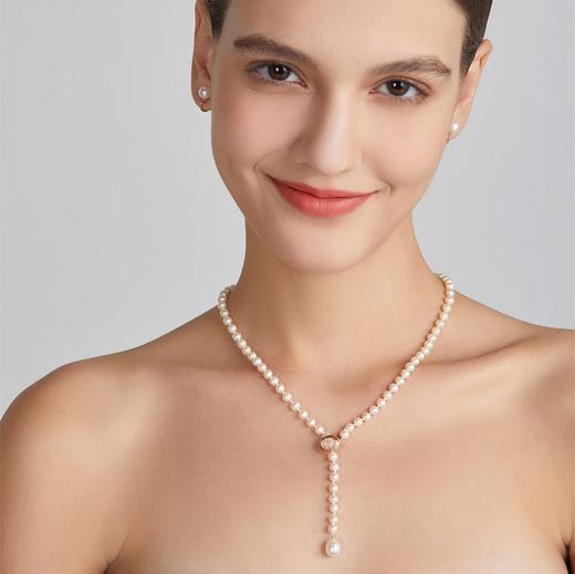 Pearl moments 南红小团圆 经典珍珠项链3号【该商品不支持用券】 商品图8
