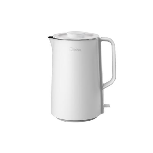 美的(Midea)（510523）电水壶 MK-SH15Q1-201 纯色注塑 大功率烧水 SUS304食品级不锈钢内胆 商品图0