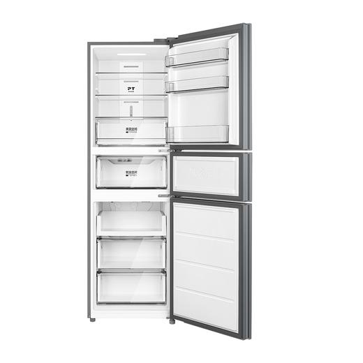 美的(Midea)（202850）239升三门三温电冰箱风冷无霜节能小户型租房家用保鲜省电软冷冻小冰箱BCD-239WTPM钛钢灰 商品图1