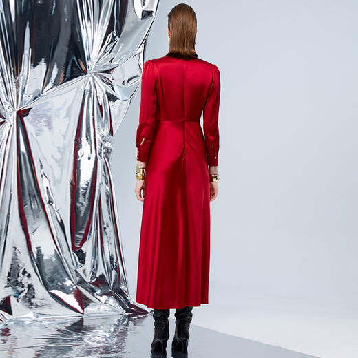 EITIE爱特爱秋季新款时尚修身高腰婚礼聚会礼服女7577207 商品图4