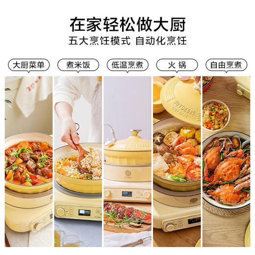 北鼎（Buydeem）25CM焖炖珐琅锅单锅CP551 黄色【LXKGZQ8.0】 商品图2