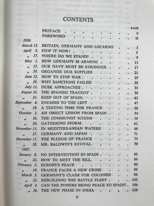 1948年 丘吉尔《一步一步：1936-1939年》 精装32开 商品图4