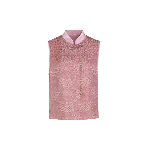 乔万尼马甲女款新款春秋国风桑蚕丝提花EM3H320 商品图4