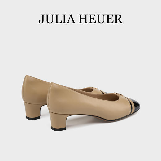 Julia Heuer 小香风拼色高跟鞋 商品图5
