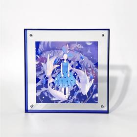 《深海精灵》然女孩-版画