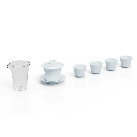 小罐茶踏清风·马蹄盖碗套组2024年中秋新品 商品图2