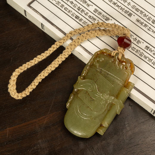 清 黄玉雕琴棋书画把件 商品图3