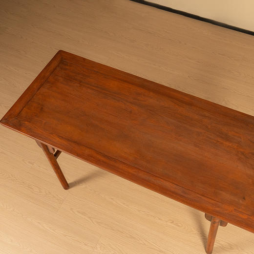 清 红木夹头榫刀牙板画案 商品图2