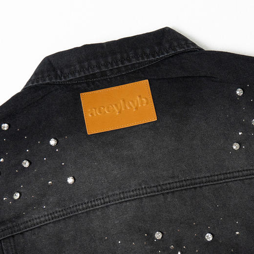 YKYB秋季新款潮流男女烫钻牛仔外套休闲百搭夹克 商品图1