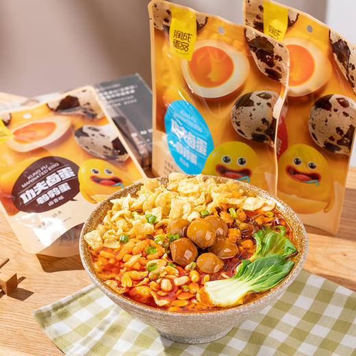 润成功夫卤蛋鹌鹑蛋 鲜香入味 弹软厚实 商品图2