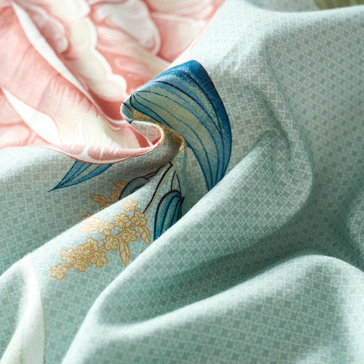 【6F】富安娜床单四件\瑞玉堂，绿 商品图2