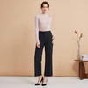 EITIE爱特爱秋季新款时尚高腰显瘦通勤干练百搭长裤D2405401 商品缩略图3