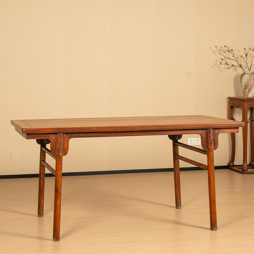 清 红木夹头榫刀牙板画案 商品图0