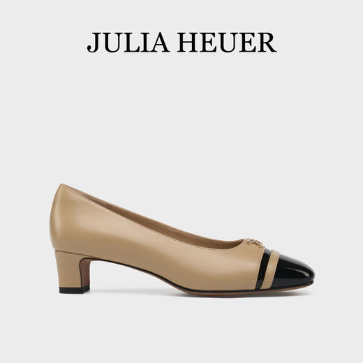 Julia Heuer 小香风拼色高跟鞋 商品图6