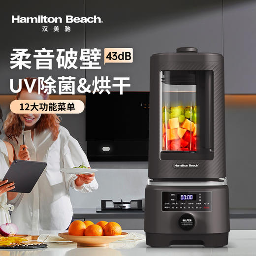 Hamilton Beach汉美驰净味低音高速破壁机（星空灰） 商品图0
