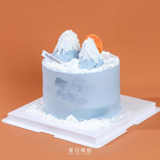 雪山·落日余晖蛋糕【B4889】 商品图1