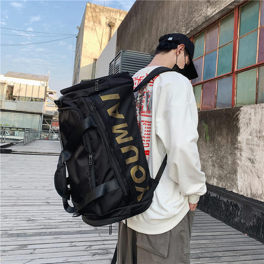 FXQ【旅行包男士大容量】短途出差通勤包 手提行李袋 干湿分离运动健身包女 商品图5