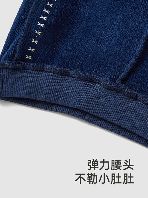 英氏儿童裤子女童秋冬针织打底裤加绒保暖裤2024新款YRKDJ4Q577A 商品图2