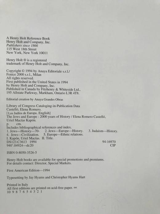 犹太人与欧洲：两千年历史 数百幅彩色插图 精装大16开 商品图4