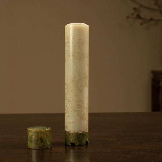 清 玉雕竹林七贤香筒 商品图3