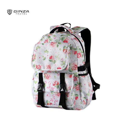 银座印花双肩休闲背包学生书包B20056系列 商品图4