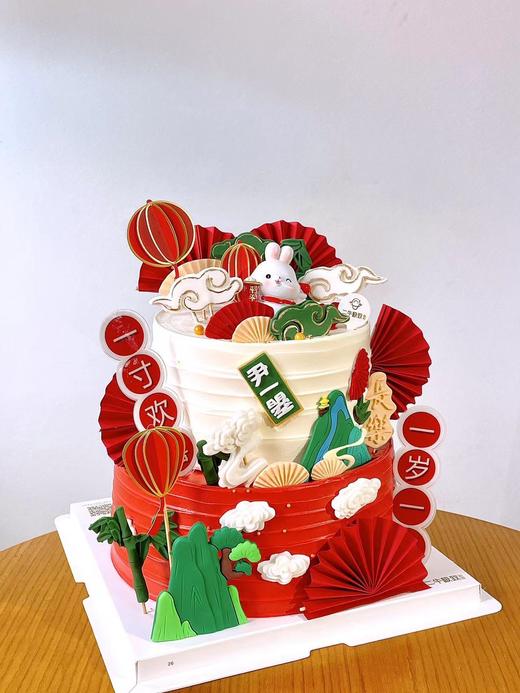 新中式周岁蛋糕 商品图1