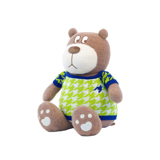 小熊汉斯 俏皮千鸟熊+配件毛衣 商品图1