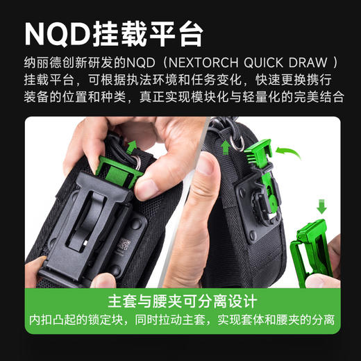 纳丽德  V24对讲机包X-Carry背板战术多功能尺寸可调 商品图3