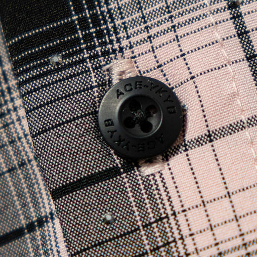 YKYB秋季新款百搭休闲格子烫钻长袖衬衫女2025潮流上衣 商品图3