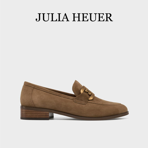 Julia Heuer 羊皮粗跟乐福鞋 商品图7