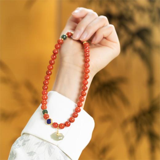 【爆单，下单后3-7天内发货】国风古韵 南红碧玉系列丨百搭好看 简约大气 寓意美好 款款精致 新中式国风礼盒 下单满两件赠碧玉耳钉一对 商品图0