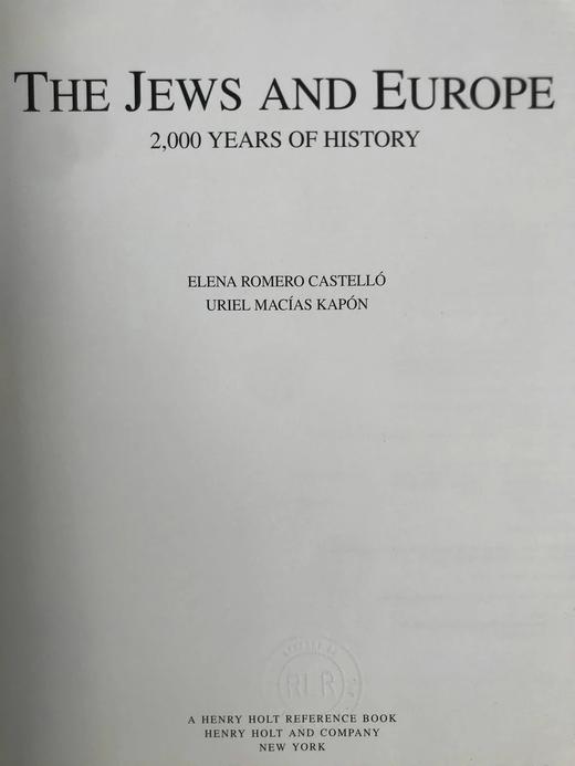 犹太人与欧洲：两千年历史 数百幅彩色插图 精装大16开 商品图3