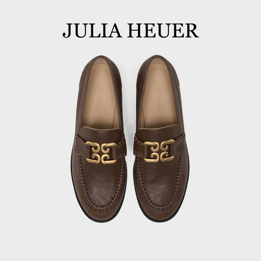 Julia Heuer 饰扣平跟乐福鞋 商品图3