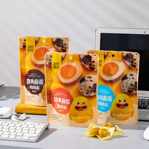 润成功夫卤蛋鹌鹑蛋 鲜香入味 弹软厚实 商品图0